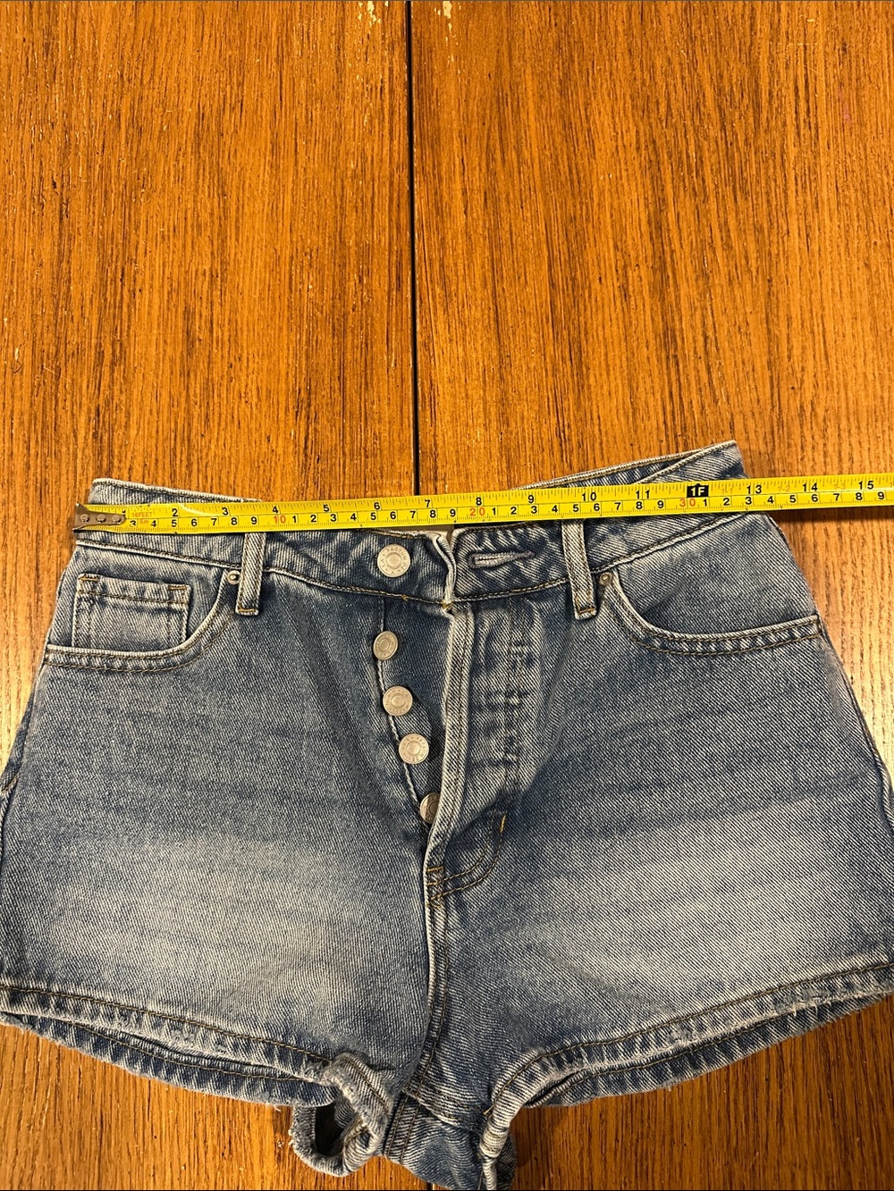 PACSUN High Rise Festival Jean Shorts - Picture 3 of 5